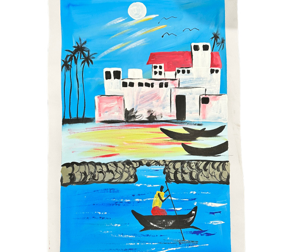 Cape Coast slave castle Ghana canvas